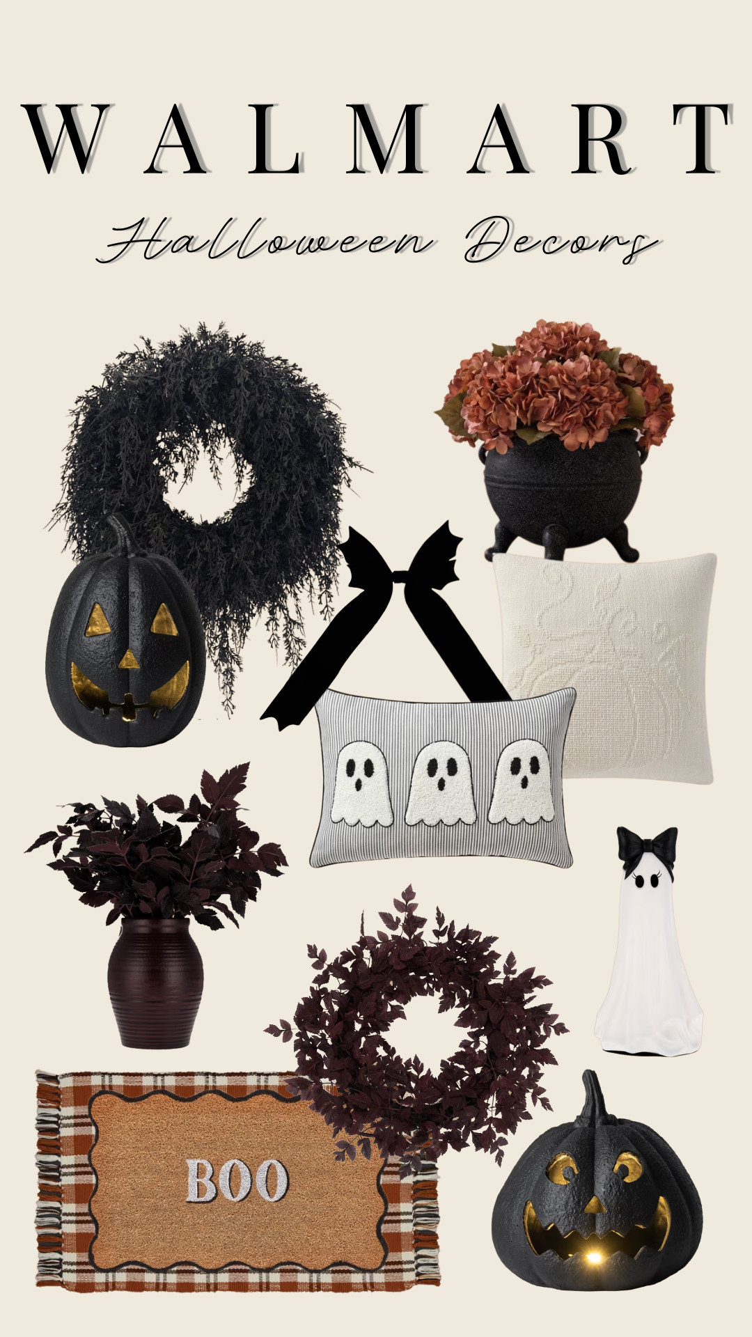 Halloween Decors from Walmart! So cute and affordable! home decor, interior design, outdoor decor #Walmart #MyTexasHouse 

 #LTKHome #LTKSaleAlert