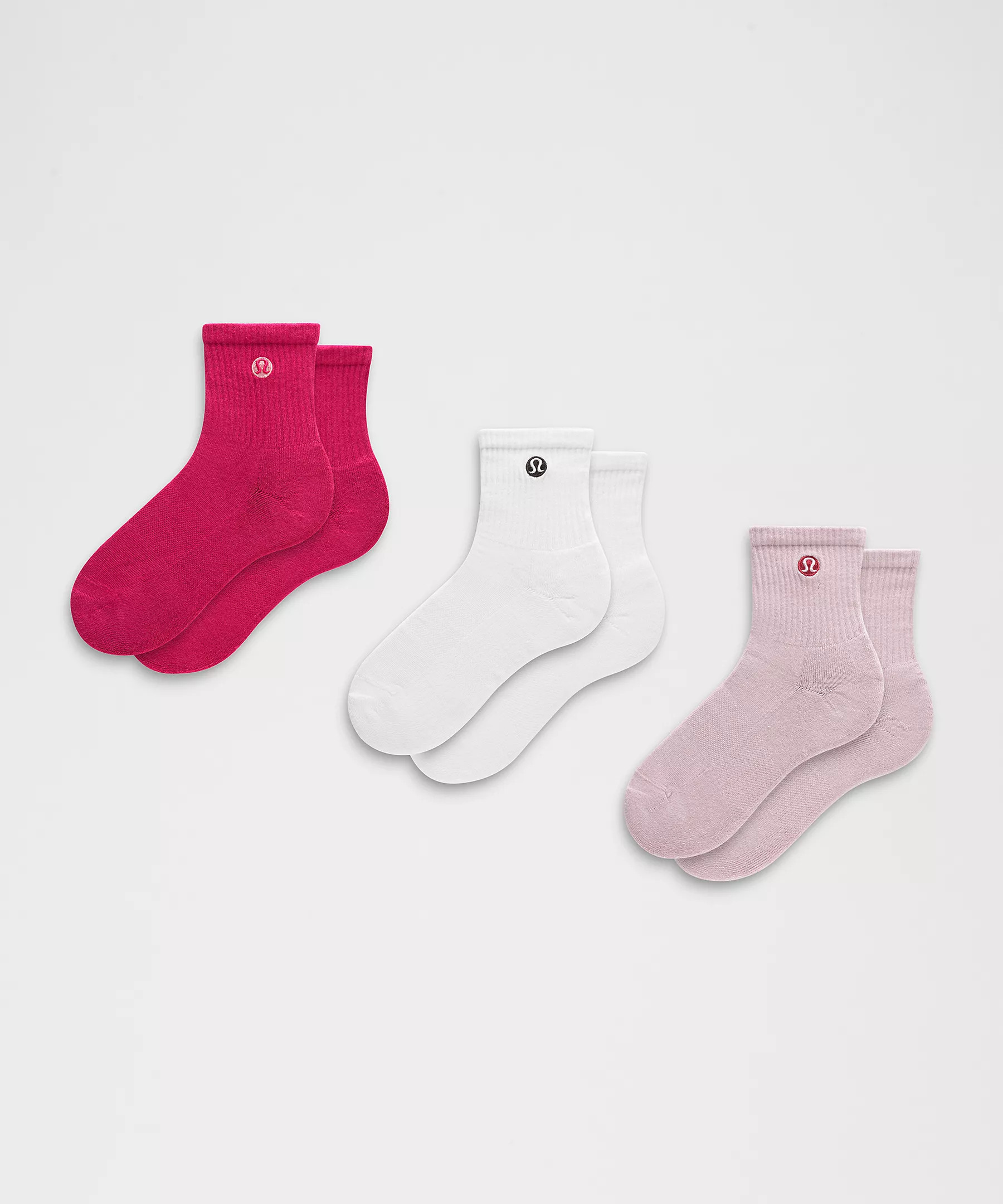 Unisex Daily Essential Quarter Socks *3 Pack | Men's Socks | lululemon | Lululemon (US)