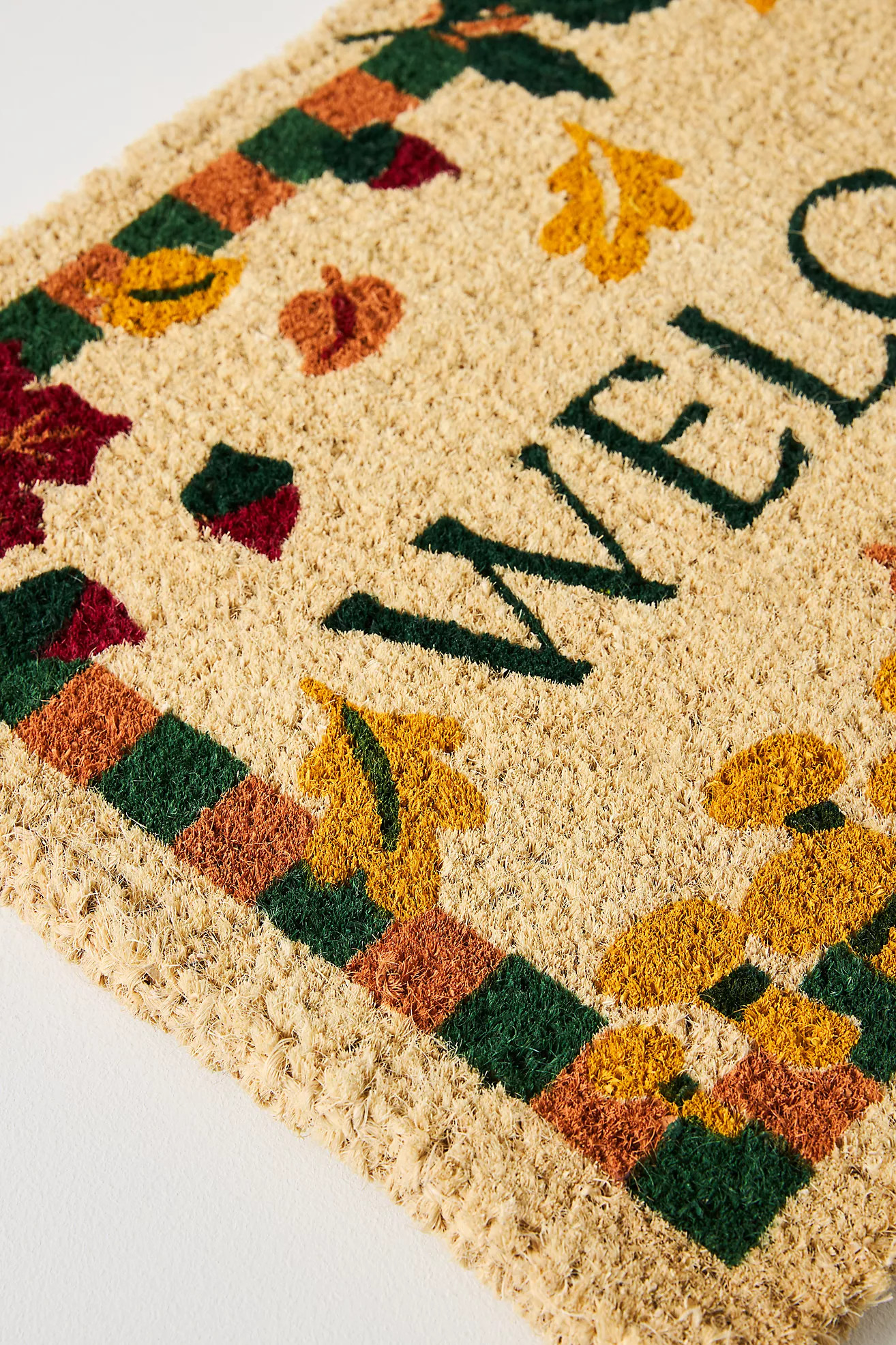 Bordered Welcome Doormat | Anthropologie (US)