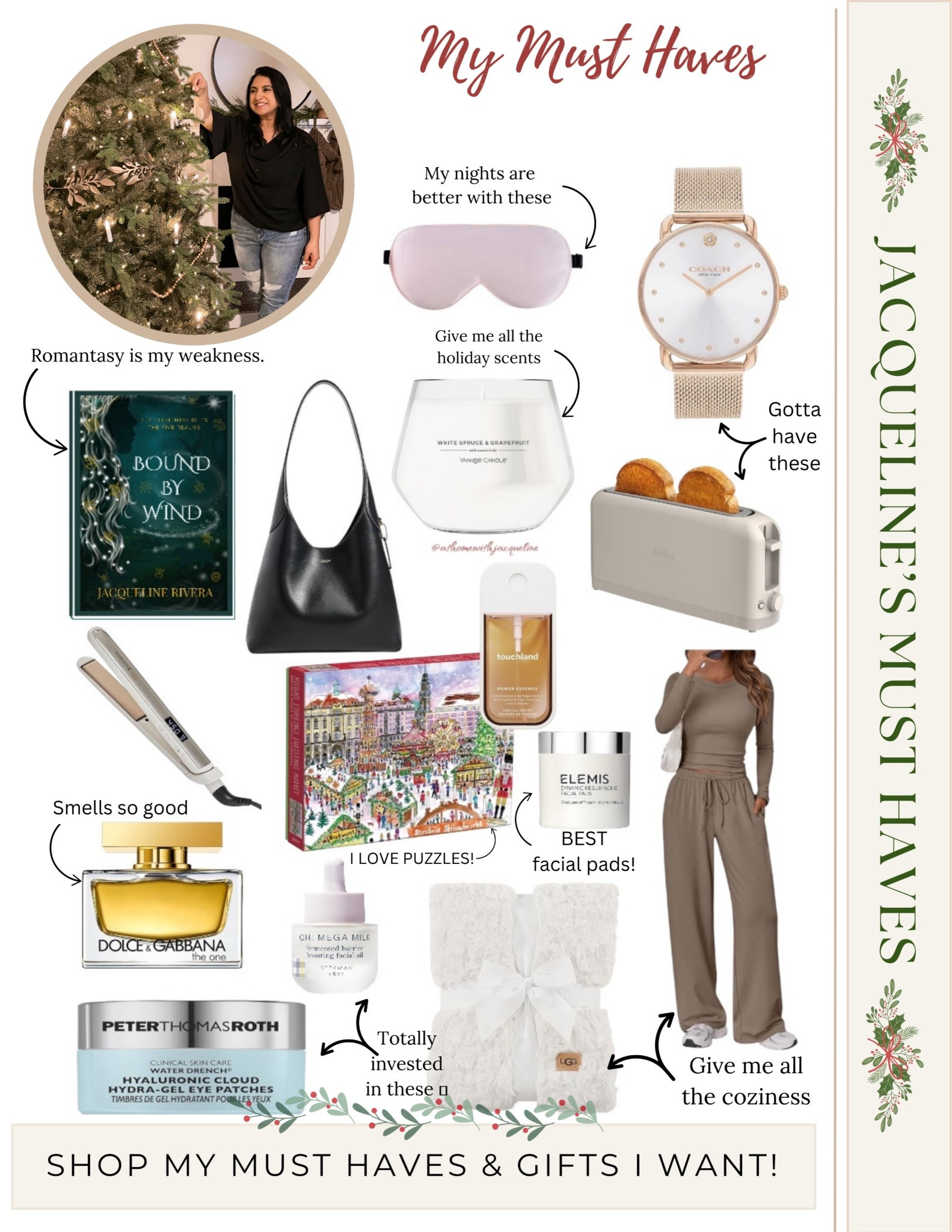 Gift guide for her. My favorite things. My wish list  

#LTKGiftGuide #LTKHoliday #LTKselfcare