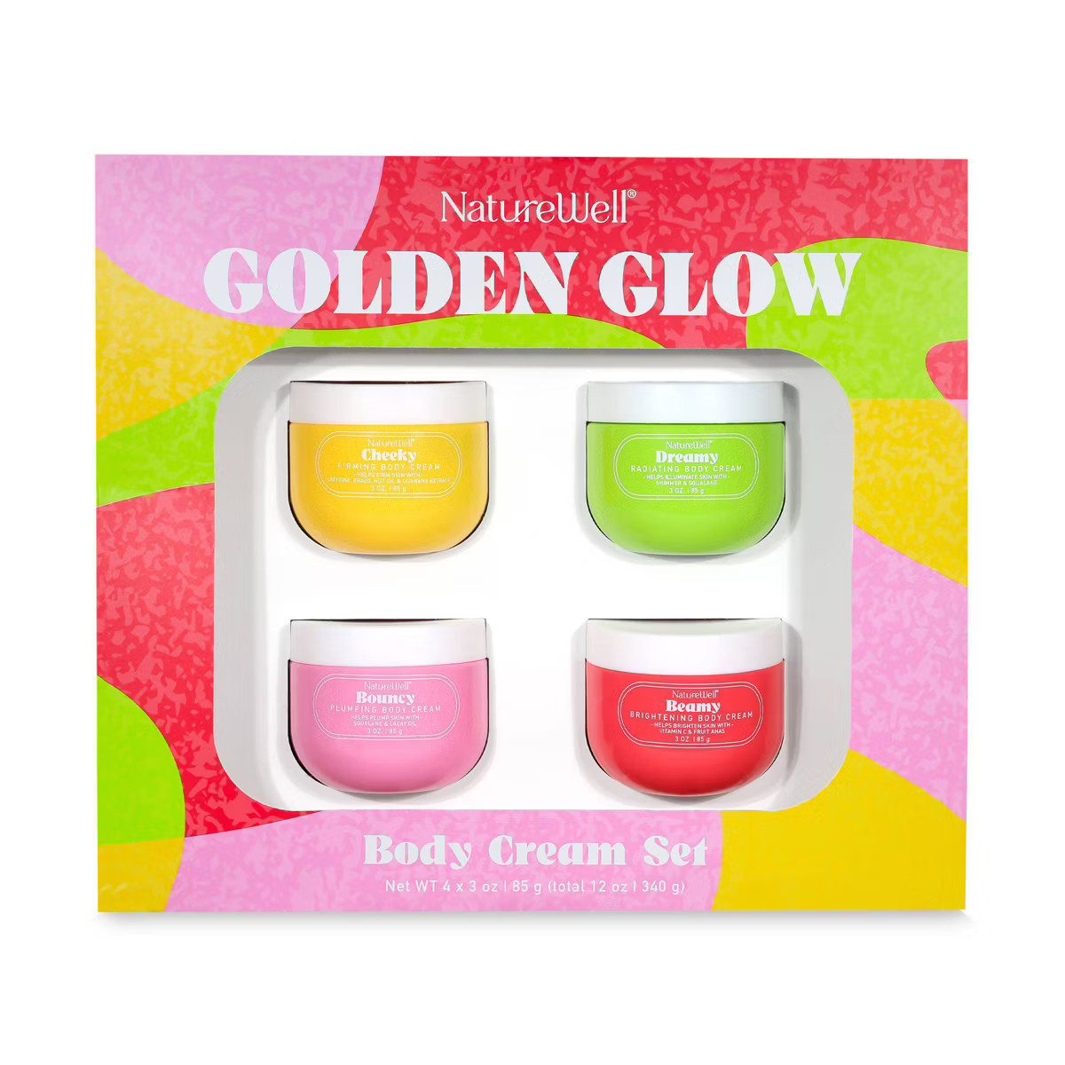 NatureWell Body Cream Golden Glow Pack Gift Set- 4pk/3oz | Target
