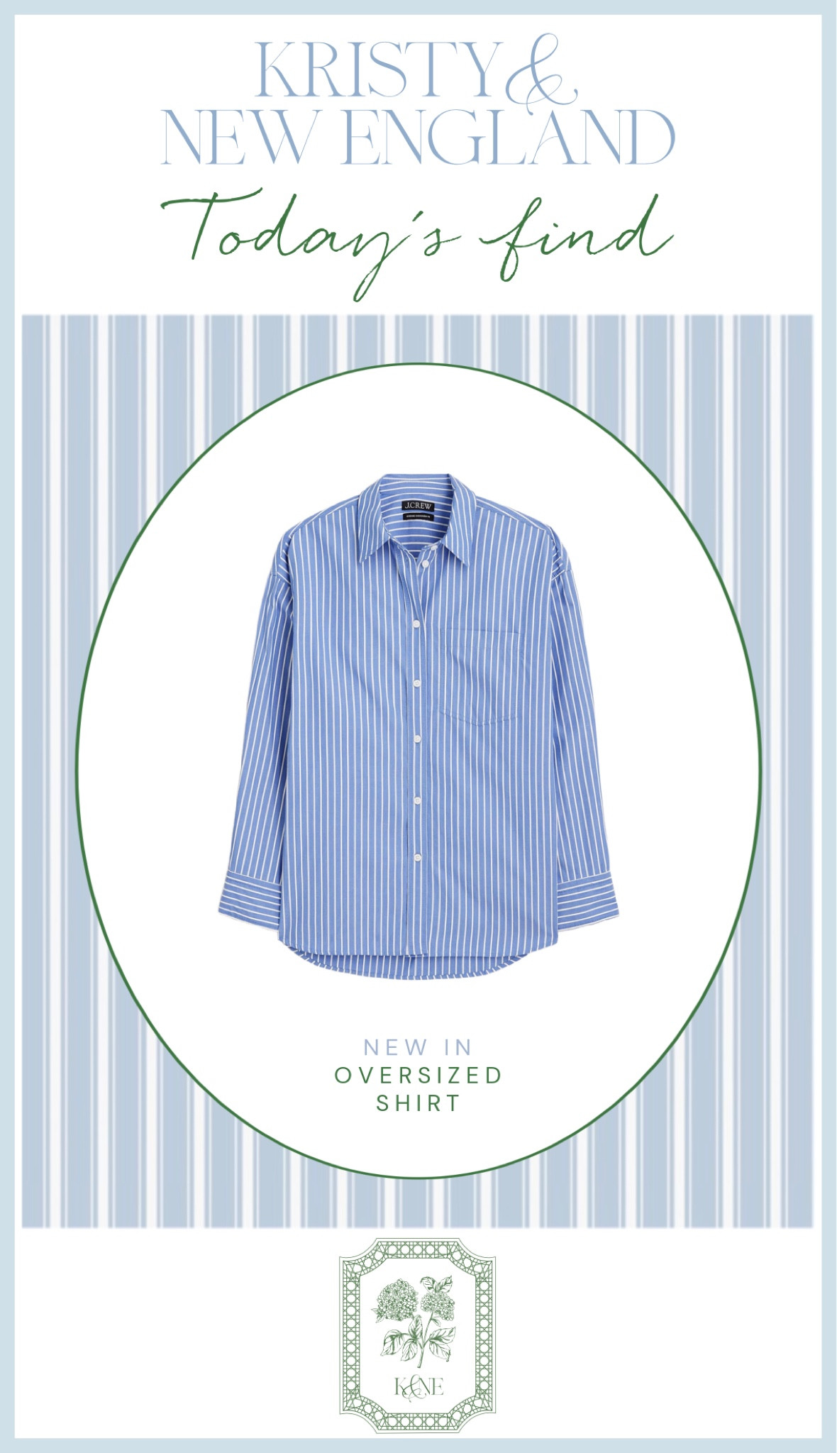 A classic with an oversized fit 

#LTKBacktoSchool #LTKSaleAlert #LTKOver40