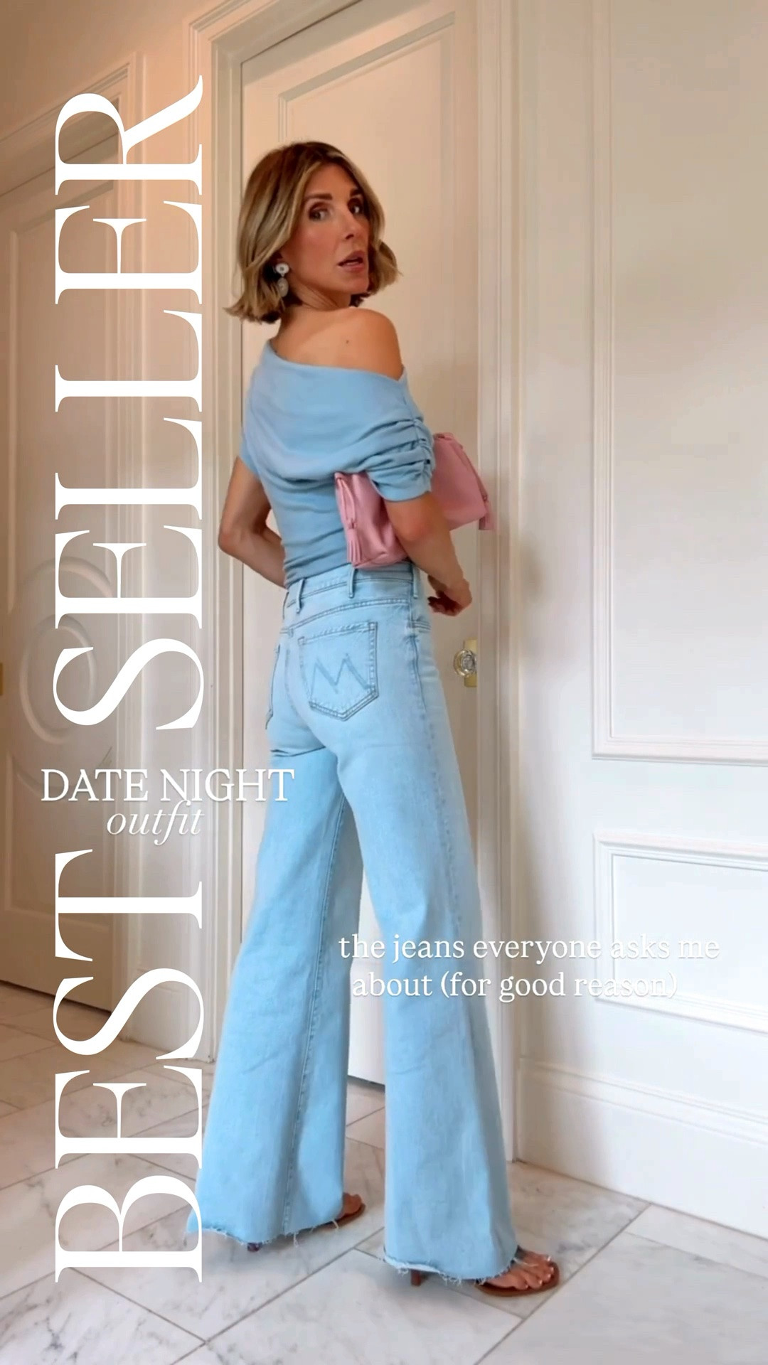 These light wash, viral jeans and off shoulder top are BEST SELLERS this week! So perfect for spring and summer.

#LTKsummer #LTKjeans #LTKdatenight