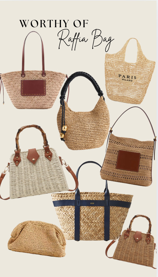 Raffia bags are the perfect spring trend forward accessory.  

 #LTKSeasonal #LTKFindsUnder100 #LTKItBag