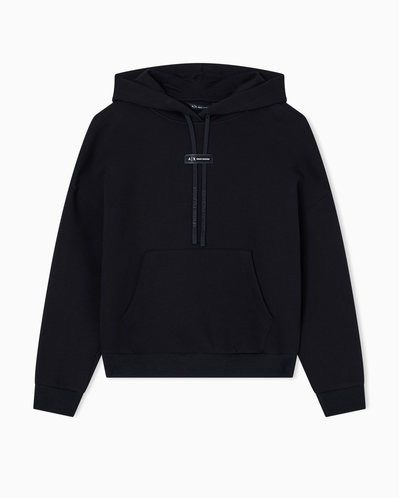 Hoodie in soft fleece fabric | Armani US