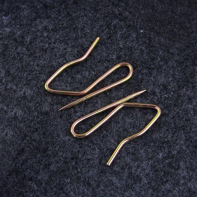 Metal Curtain Hooks, 58PCS Drapery Hook Pins 1.2 Inch Stainless Steel Pin-on Hooks for Window Cur... | Amazon (US)