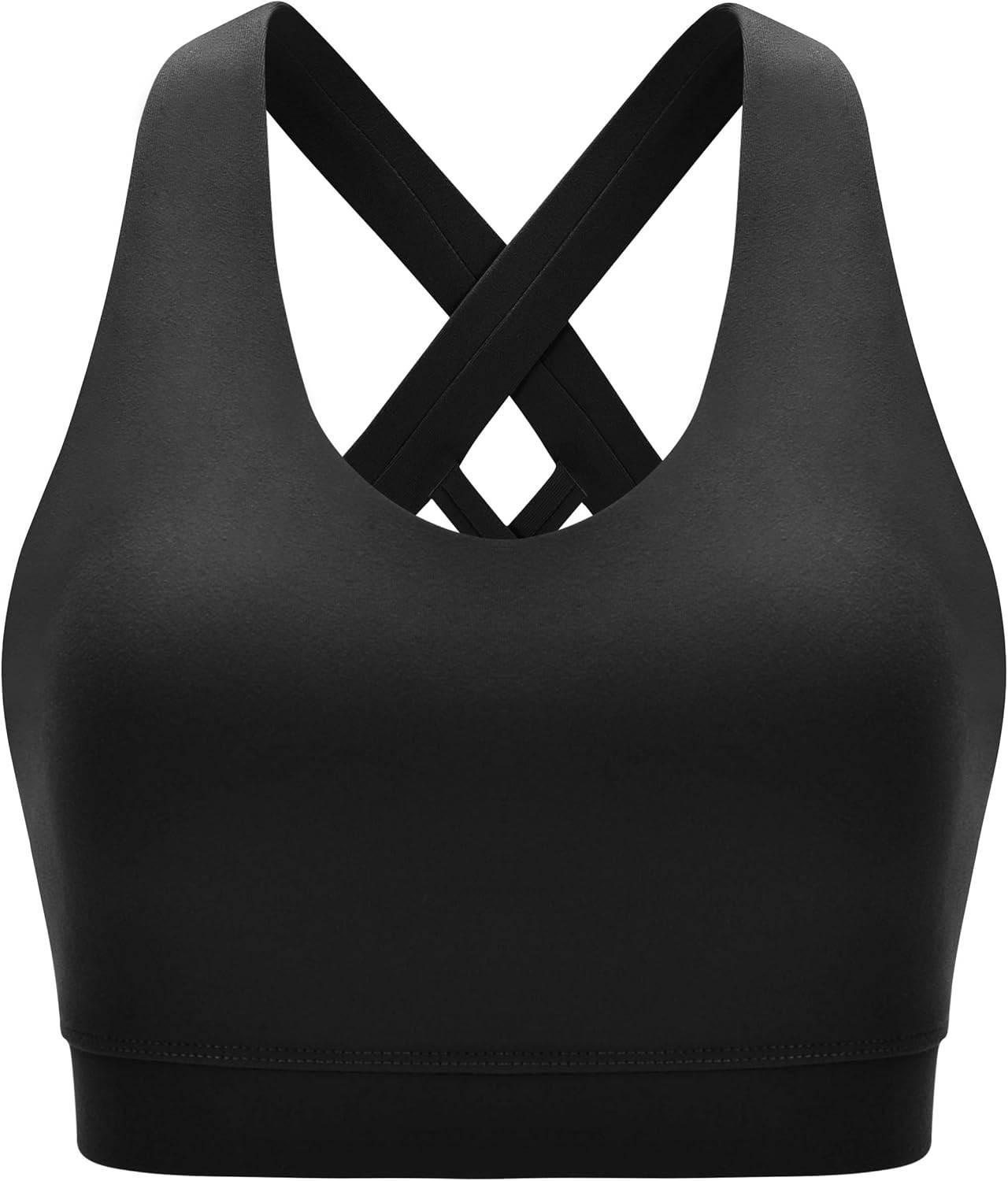 RUNNING GIRL Sports Bra for Women, Criss-Cross Back Padded Strappy Sports Bras Medium Support Yog... | Amazon (US)