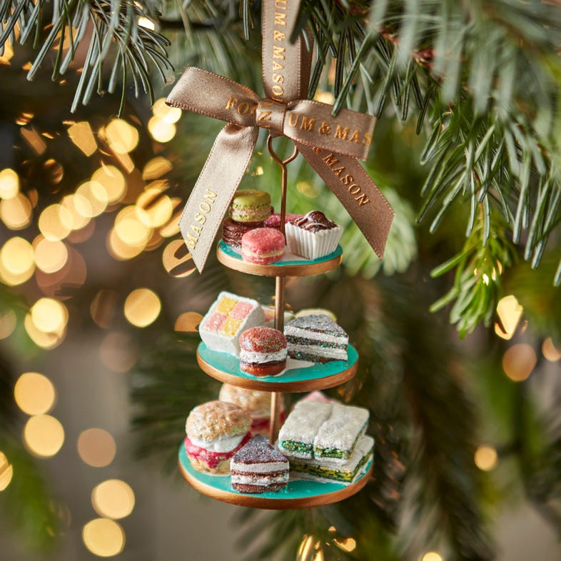 Fortnum's Cake Stand Christmas Decoration | Fortnum & Mason
