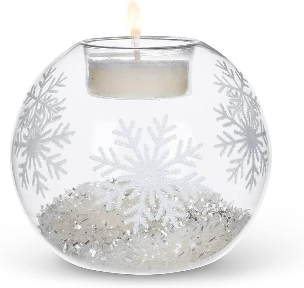 Snowflake & Snow Ball Votive | Amazon (US)