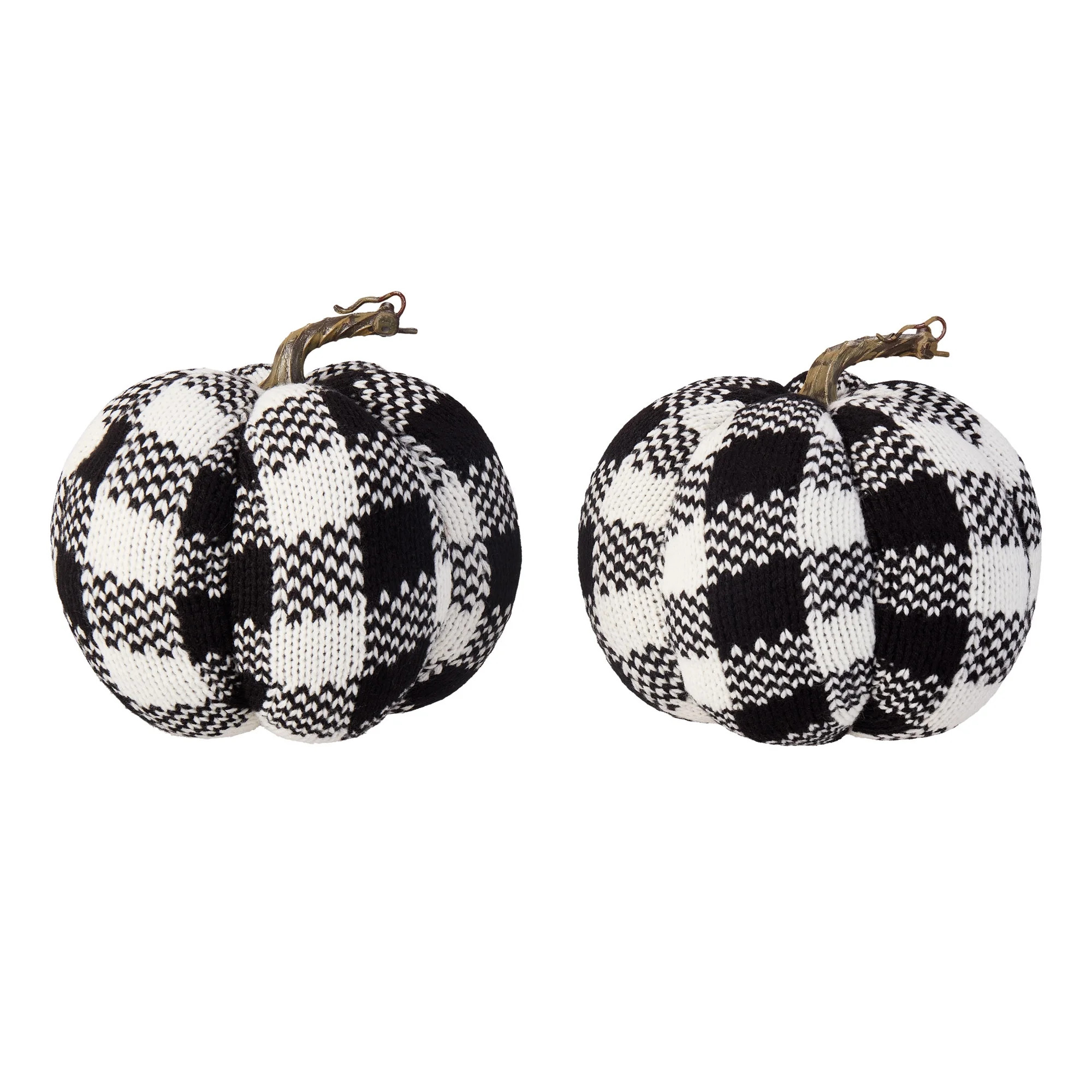 Way To Celebrate Set Of 2 Sweater Pumpkins - Walmart.com | Walmart (US)