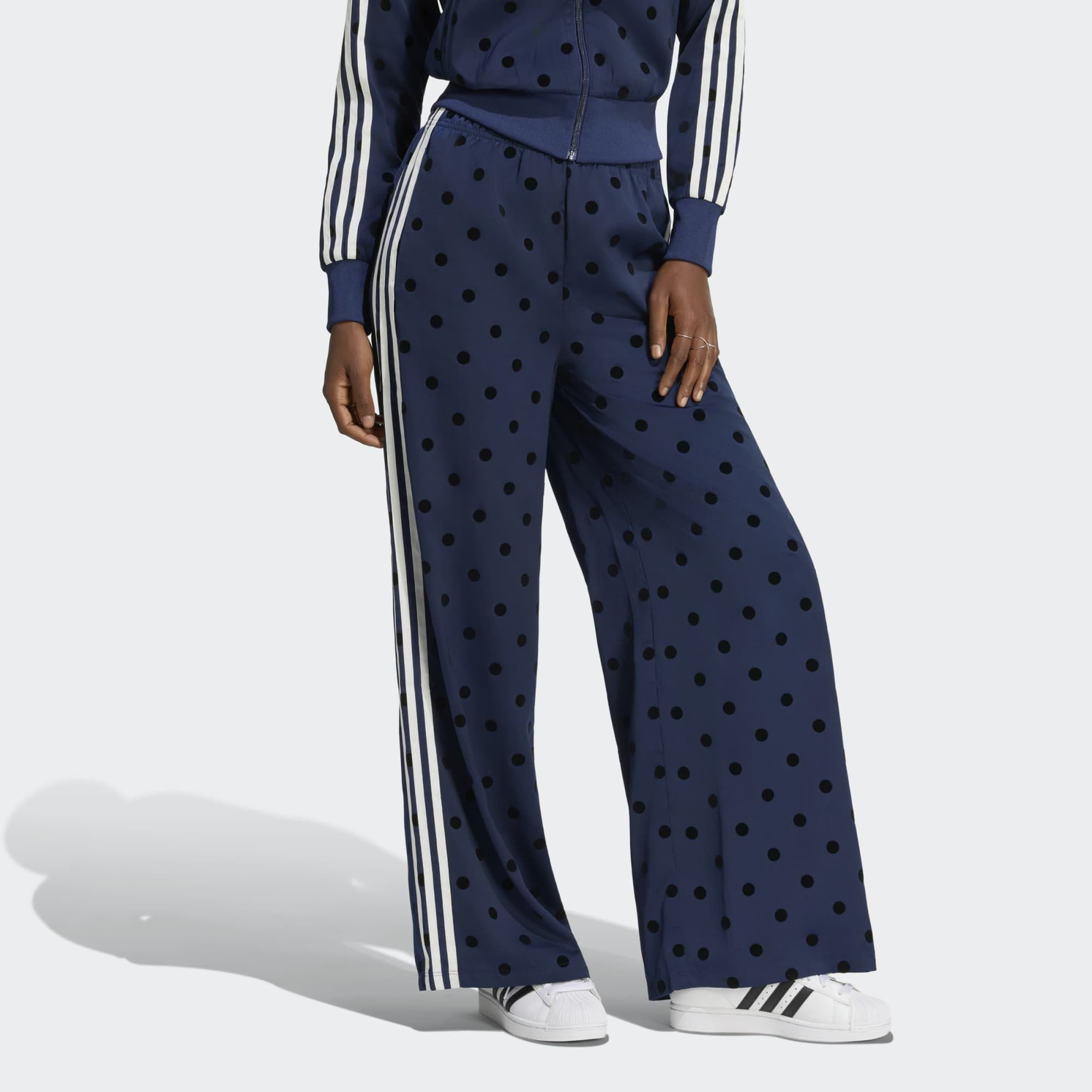adidas Originals Women's Satin Polka Dots Wide Leg Pant | DICK'S Sporting Goods