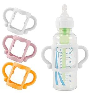 (3-Pack) Bottle Handles for Dr Brown Baby Bottles with Easy Grip Handles to Hold Their Own Bottle... | Amazon (US)
