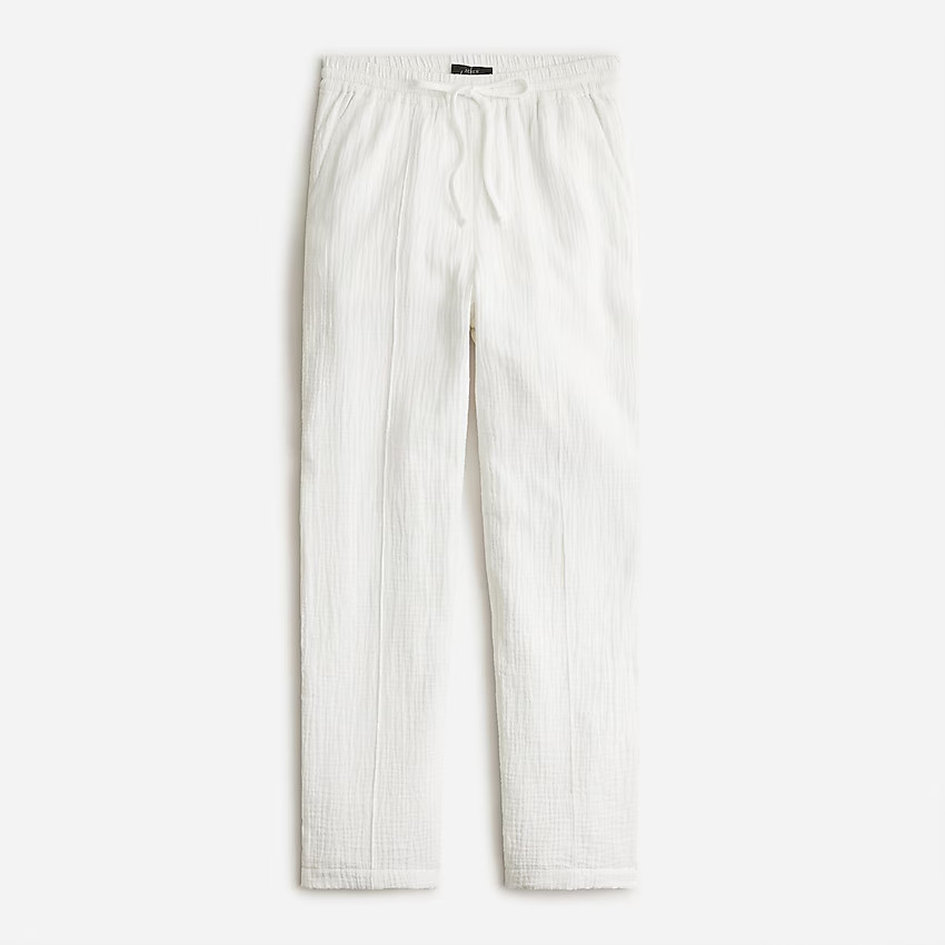 New seaside pant in soft gauze | J. Crew US