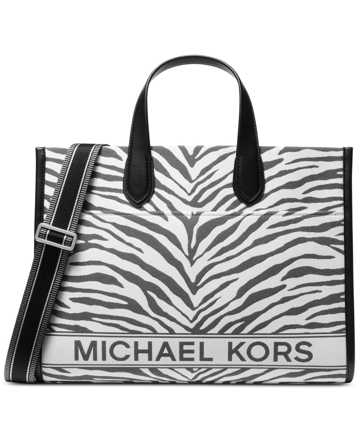 Michael Michael Kors Gigi Large Grab Tote - Black Mult | Macy's