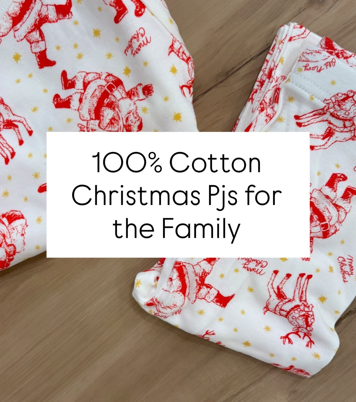 100% cotton Christmas pajamas for the whole family — festive, cozy, and made from cleaner materials.

#LTKSeasonal #LTKFamily