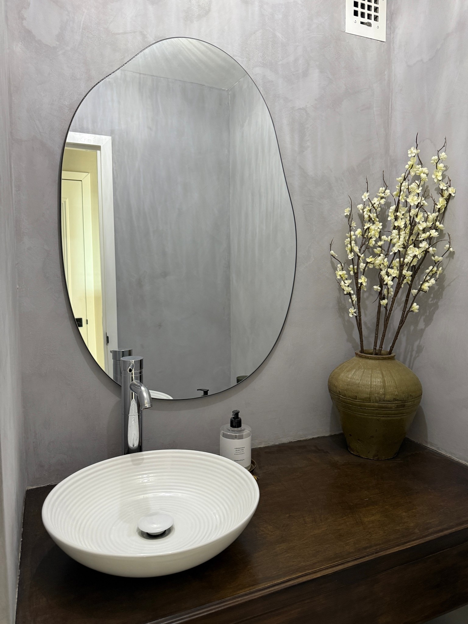 Still obsessed over my DIY powder room bath!

#powderroom #bathroom #limewash #Diy 

#LTKHome #LTKSeasonal #LTKFamily