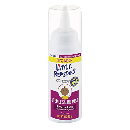 Little Remedies Sterile Saline Nasal Mist, Safe for Newborns, 3 oz | Amazon (US)