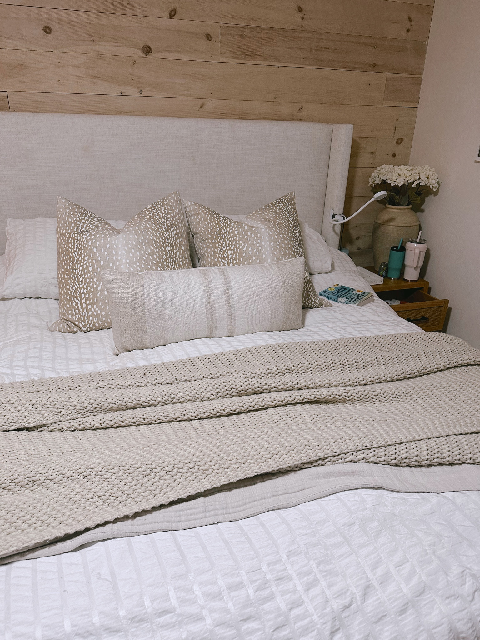 All bedding linked! Also linked bedside table, XL vase and stems. Comfortable sheets. Comfortable bedding. Bedroom. Pillows. 

#LTKunder100 #LTKunder50 #LTKhome