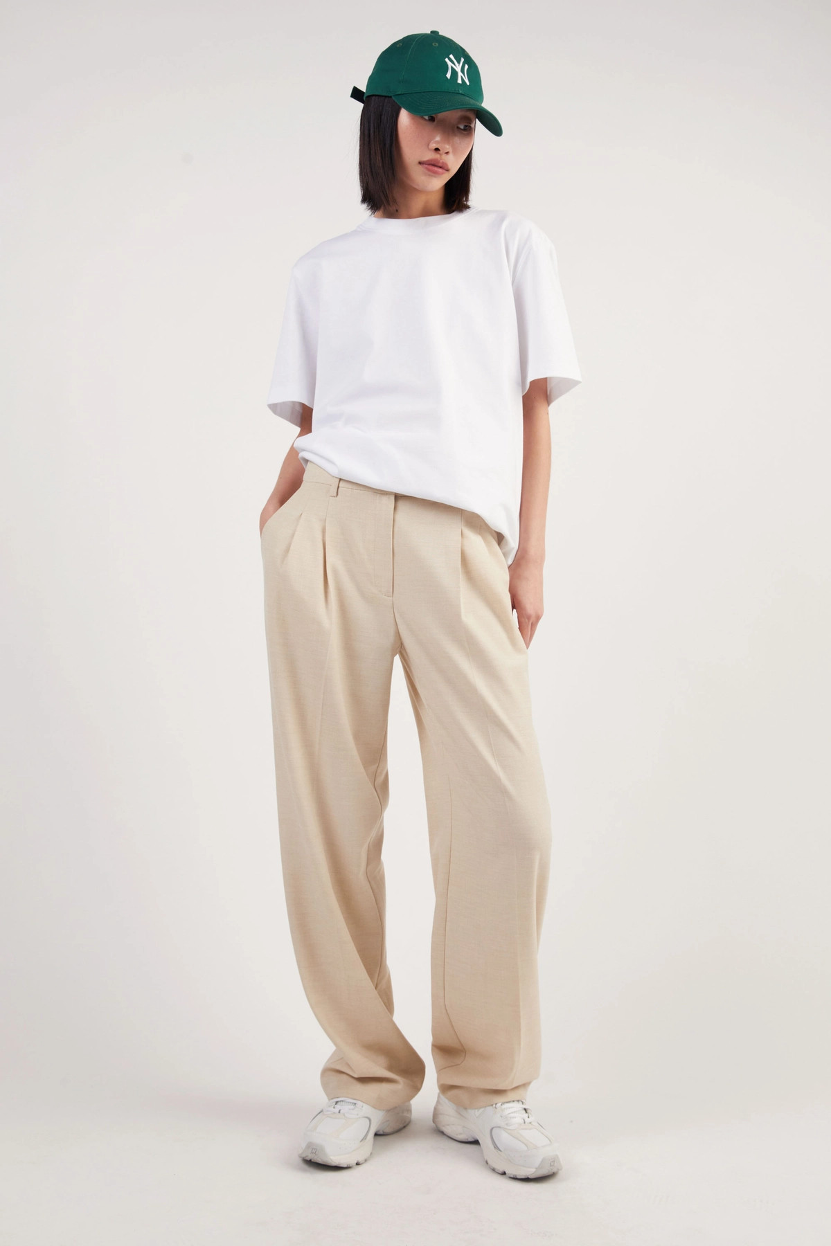 SUITING STRAIGHT LEG TROUSER | OAK + FORT