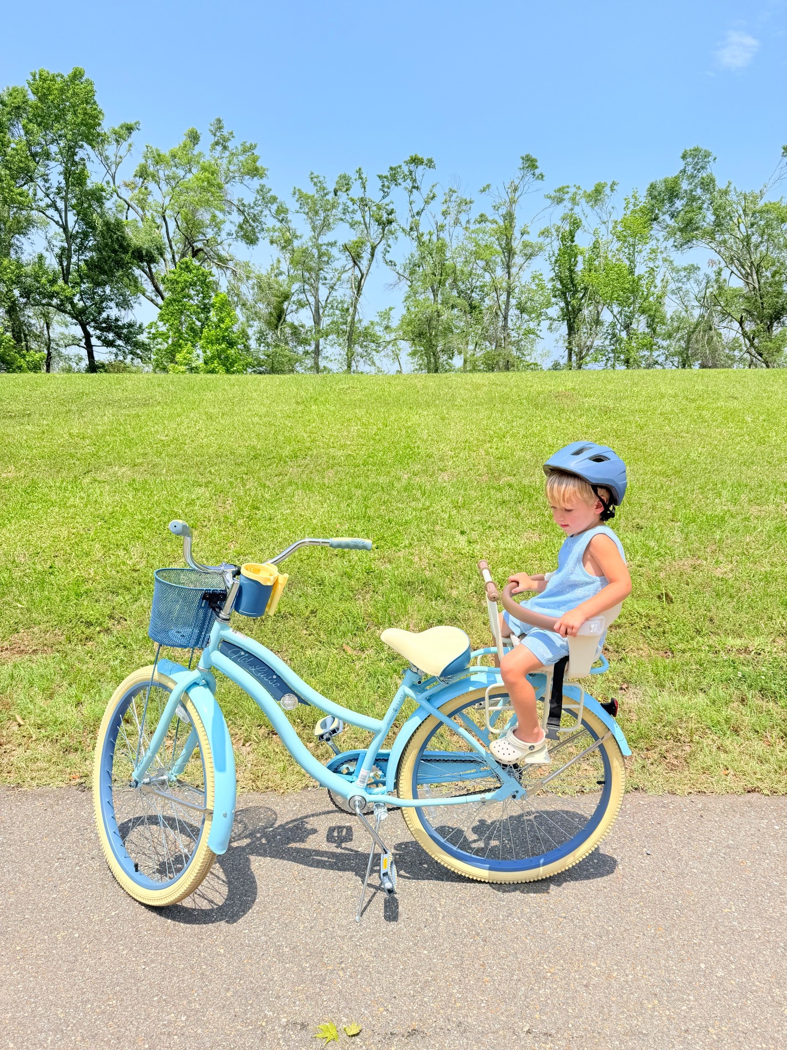 the best purchase! We’re loving our daily bike rides together 🩵🚲 

#LTKBaby #LTKmomlife #LTKdayinmylife