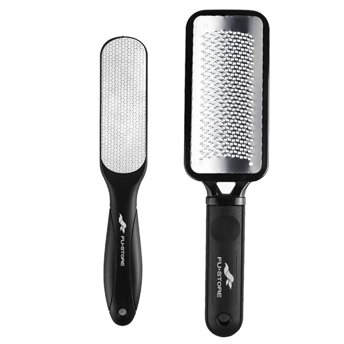 Foot Files Callus Remover 2 Pcs Stainless Steel Foot Rasp and Dual Sided Foot File Professional P... | Amazon (US)
