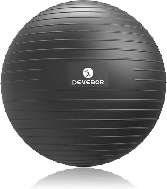 DEVEBOR Exercise Ball Yoga Ball, Anti-Burst Heavy Duty Extra Thick Workout Ball 55,65,75cm Size,f... | Amazon (US)