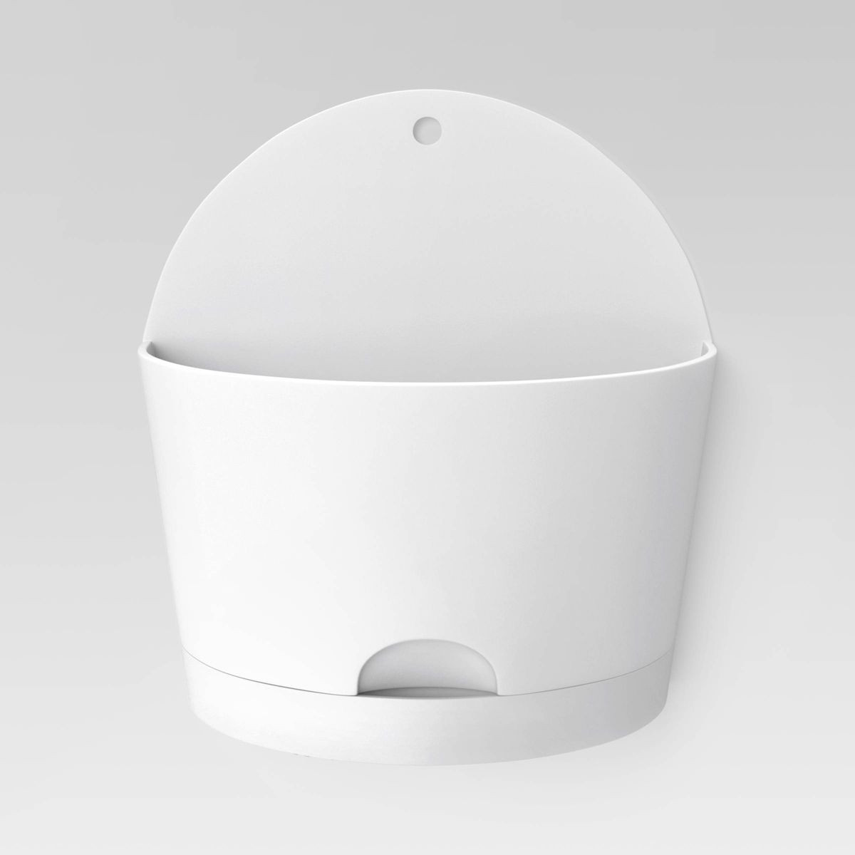 2pc Self-Watering Wall Half-Circle Indoor Outdoor Planter Pots 8"x4.75" - Room Essentials™ | Target