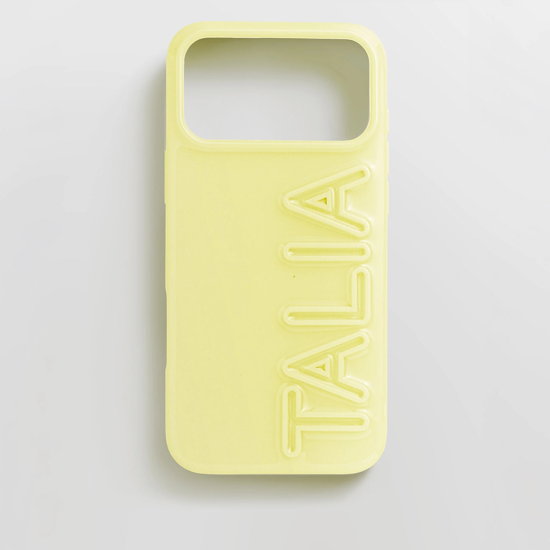 Fine Line Custom iPhone Case - Light Yellow/Light Yellow | BaubleBar