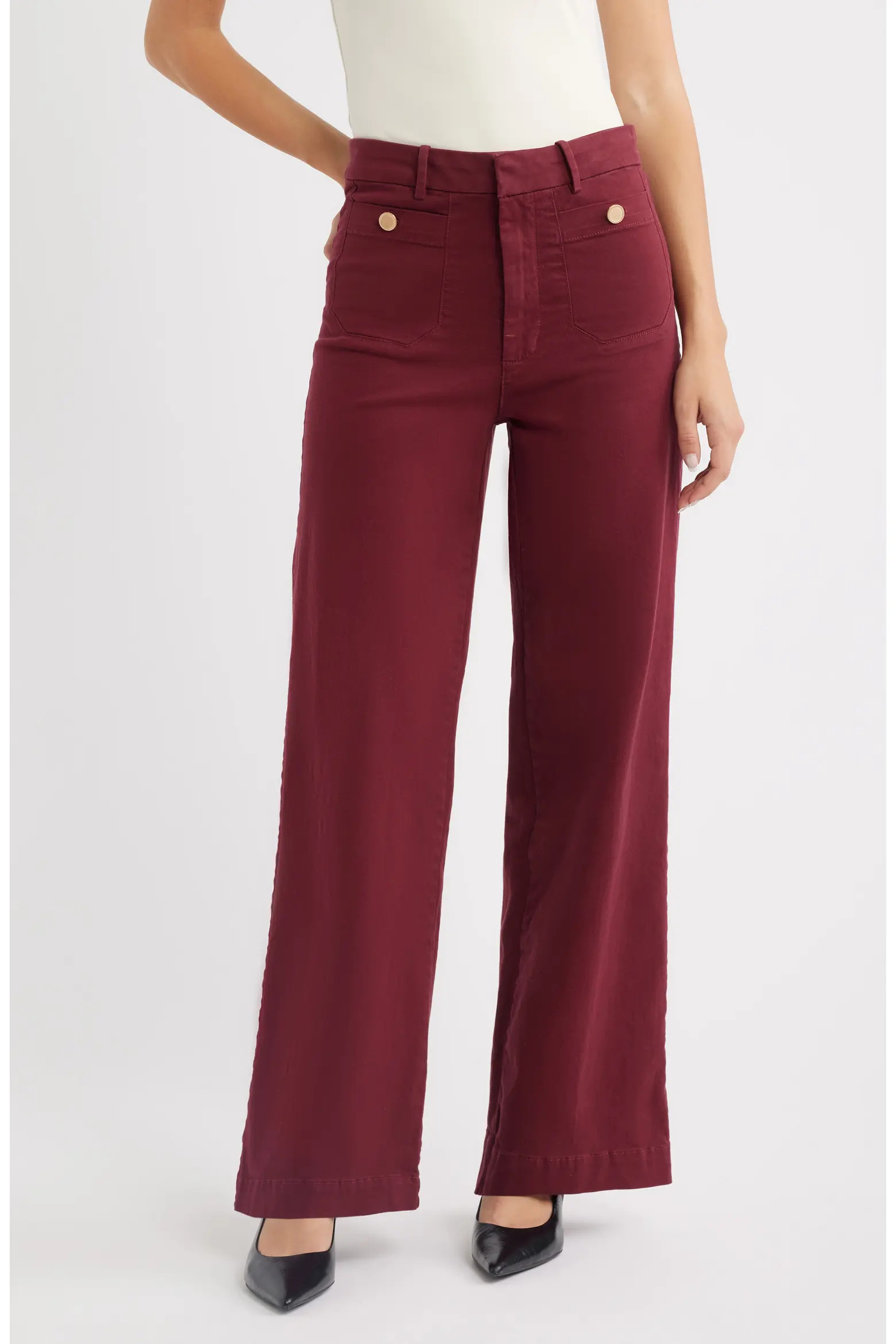 The Modernist High Waist Straight Leg Pants (Women) | Nordstrom | Nordstrom