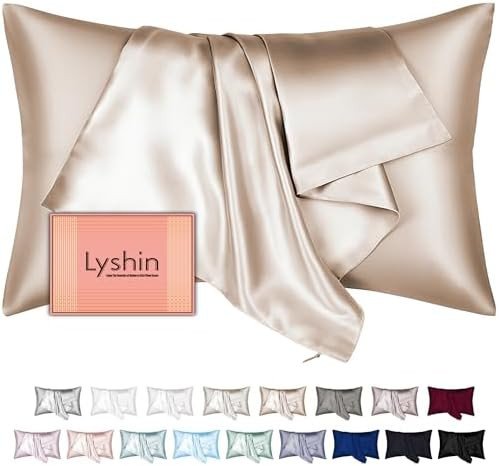 Mulberry Silk Pillow Cases Standard Size with Hidden Zipper, Ultra Smooth and Soft Breathable Coo... | Amazon (US)