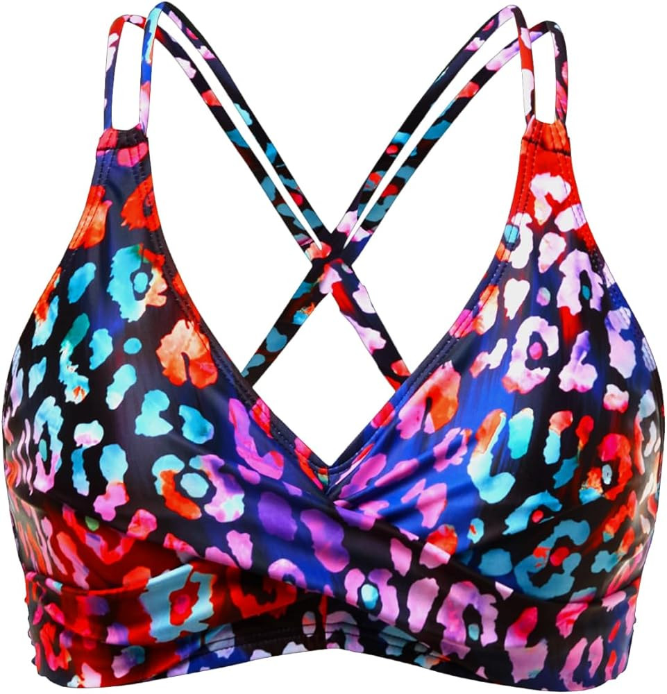 Holipick Women's Twist Front Bikini Tops - Push Up Bathing Suit Top Padded Swimsuit Top | Amazon (US)