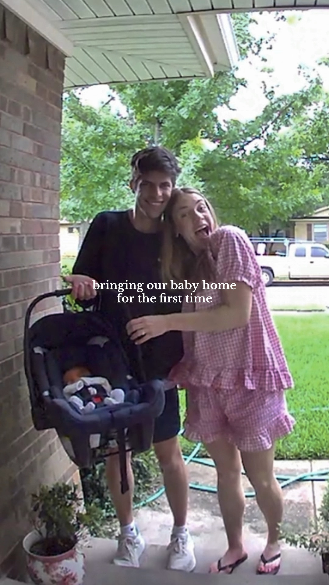 brought baby girl home! #postpartum #pjset #gingham #matchingset #babygirl

#LTKFamily #LTKBaby