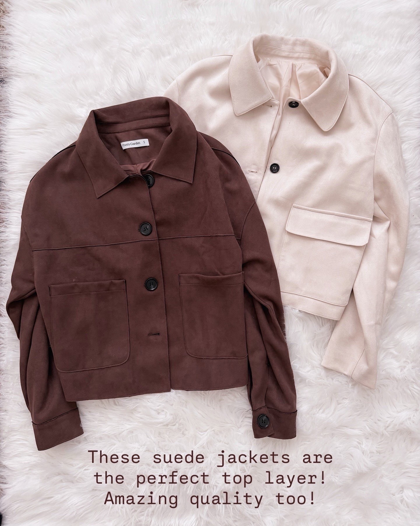 These suede jackets are that perfect in between layer I’m always hunting for. Lightweight but polished, easy to throw on over a tee or knit, and they instantly make an outfit feel finished without trying too hard. The kind of piece you reach for all season long.

spring jackets, suede jacket outfit, lightweight layering jacket, neutral spring layers, chic casual outfits, transitional outerwear, elevated basics, everyday jacket styles

#LTKSeasonal #LTKTravel #LTKOver40