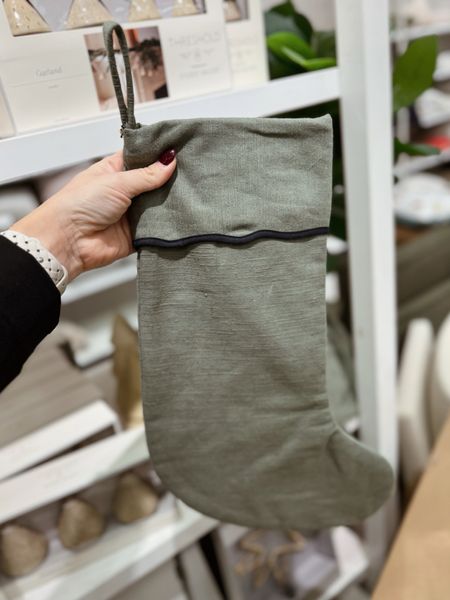 These green stockings are back in stock! The prettiest color and scallop edging. 😍 Christmas decor, holiday home

#LTKhome #LTKHoliday #LTKfindsunder50