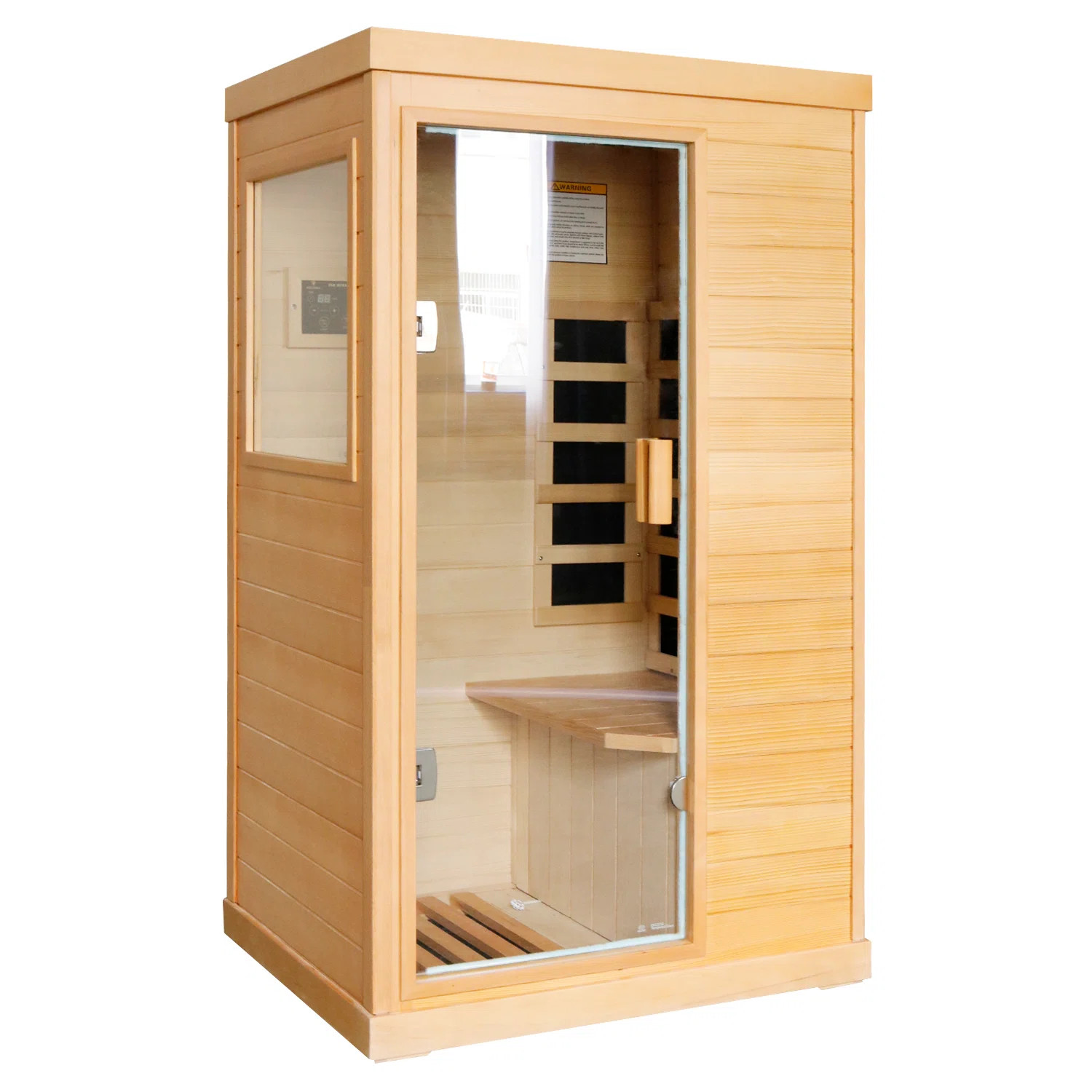 Far Infrared Sauna Home Sauna Spa Room Low-EMF Canadian Hemlock Wood 800W Indoor Saunas | Wayfair North America