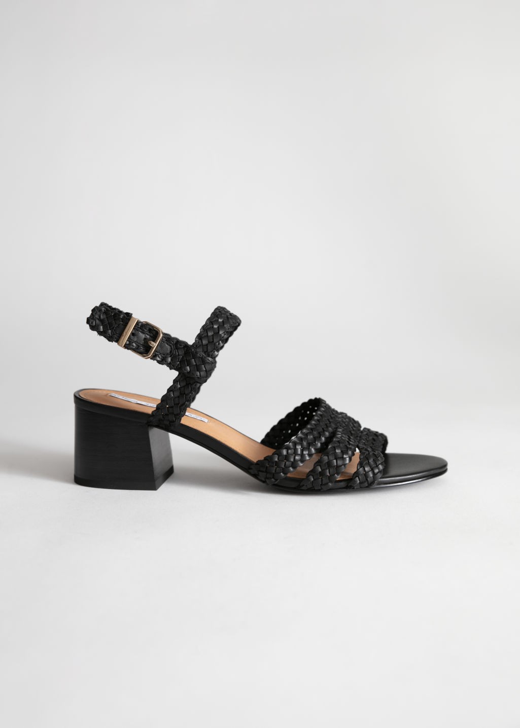 Braided Trio Strap Heeled Sandals | & Other Stories (EU + UK)