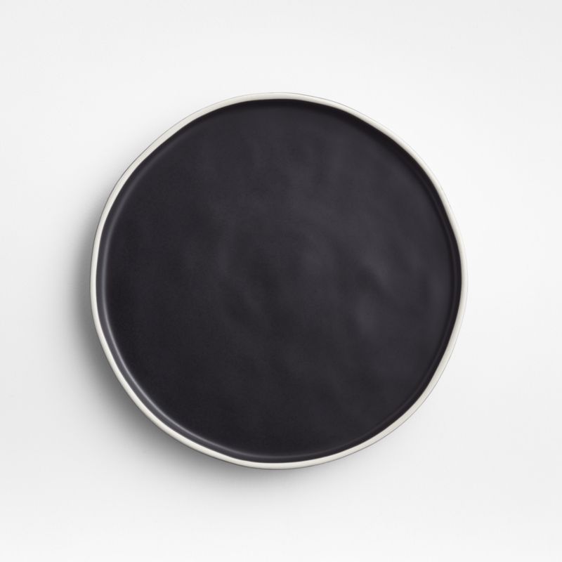 Sloan Black Salad Plate + Reviews | Crate and Barrel | Crate & Barrel