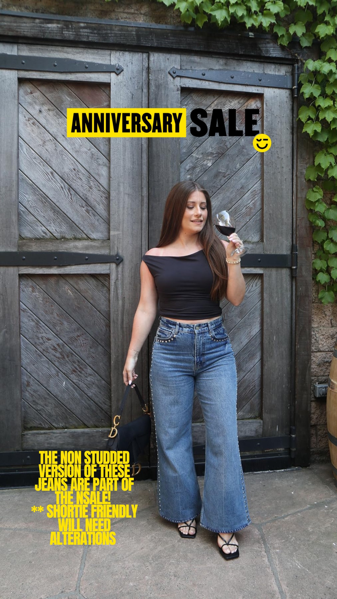 Nordstrom Anniversary Sale 💛 my favorite going out Cary slouchy jeans from @Reformation are included in the sale - the non studded version 💛 NSALE 2026.  I’m wearing a 25 with length alterations

#LTKgrwm #LTKootd #LTKSaleAlert