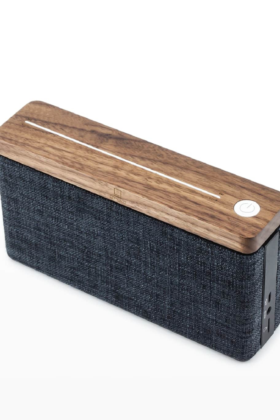 GINGKO DESIGN HiFi Square Bluetooth Speaker, Walnut | Neiman Marcus