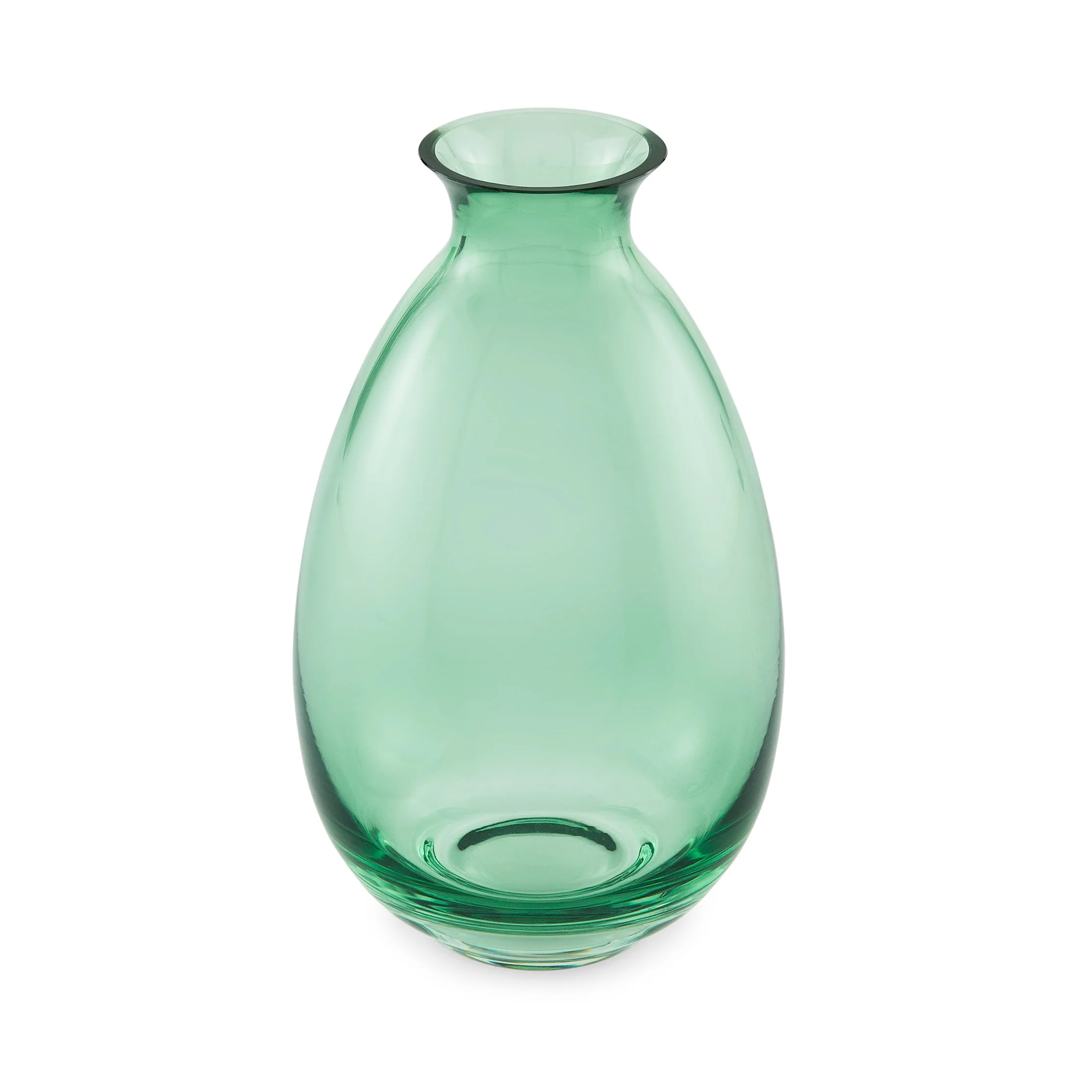 Mainstays by Becky G. & Alejandra 8" Indoor Green Glass Vase | Walmart (US)
