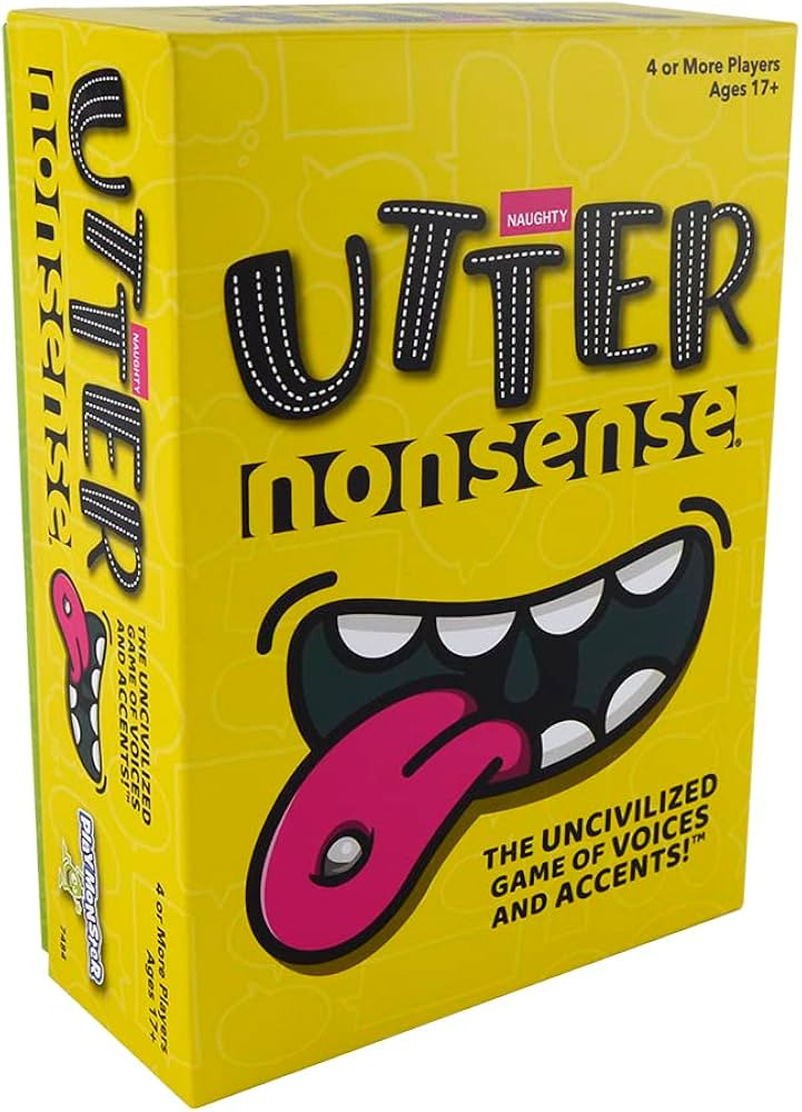 Utter Nonsense Naughty Edition - The Crazy Board Game of Voices and Accents - Adult Version - Mat... | Amazon (US)