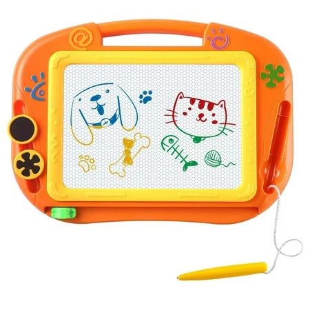 Magnetic Drawing Board Games Toys for Kids- Erasable Colorful Magna Doodle Sketch Tablet Education W | Walmart (US)
