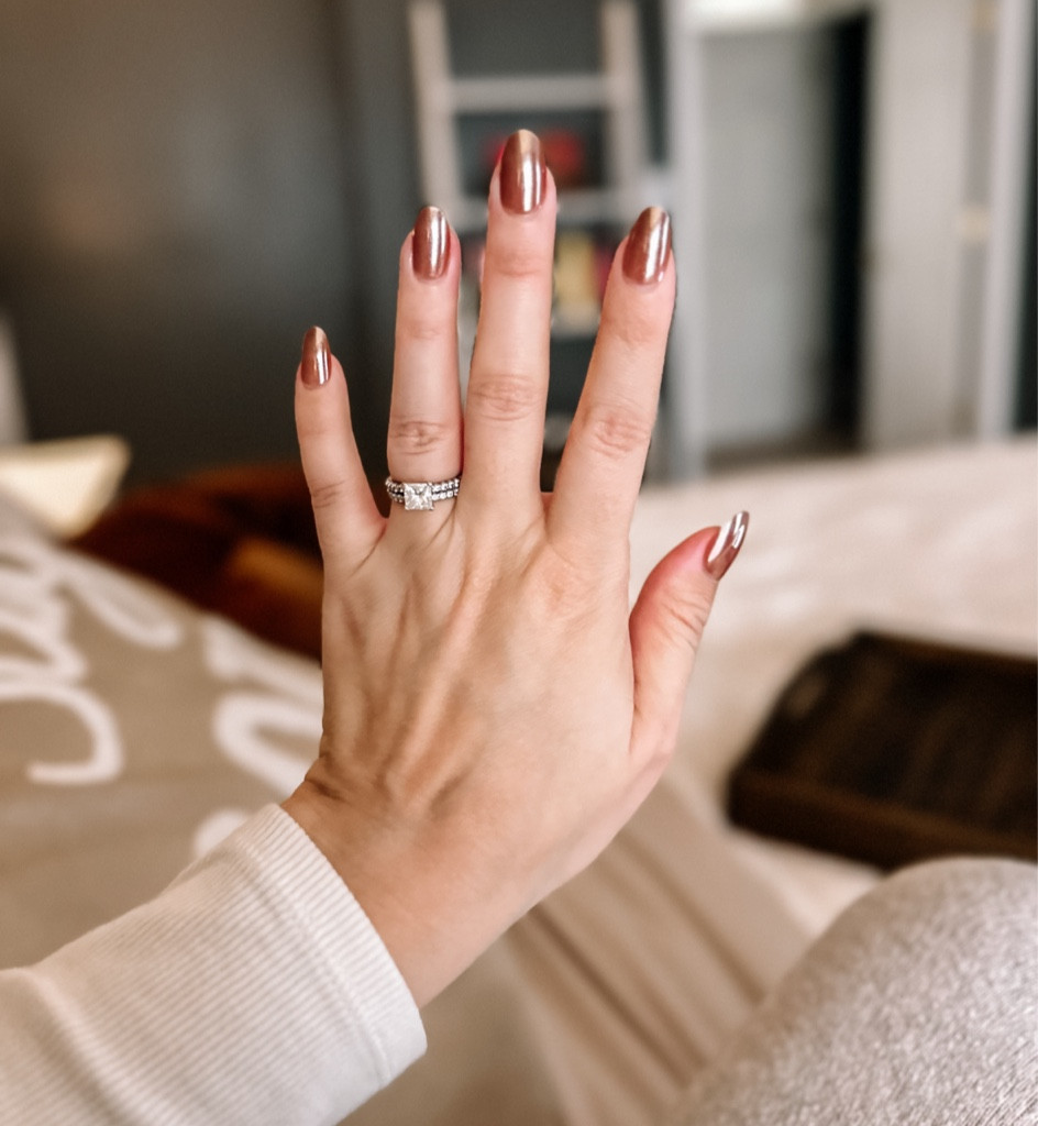 Loving these KISS nails! 💅🏽 they look so good, like actual acrylics without the price and within minutes 💁🏻‍♀️ had them on for 24 hours and still going strong even dealing with 2 kiddos!

#LTKstyletip #LTKSeasonal #LTKbeauty