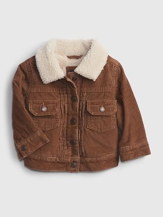 Baby Corduroy Sherpa Jacket | Gap (US)