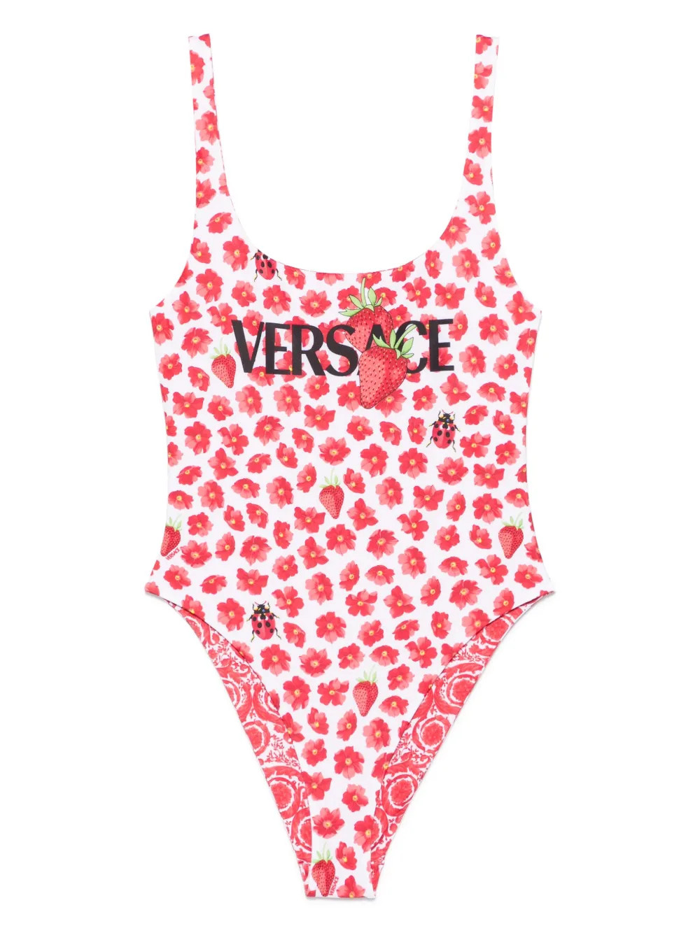 Strawberry Garden-print swimsuit | Farfetch Global