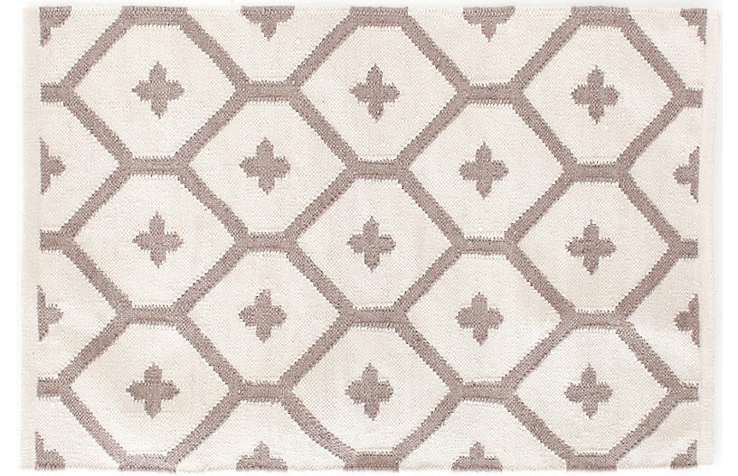 Elizabeth Indoor/Outdoor Rug, Sand | One Kings Lane