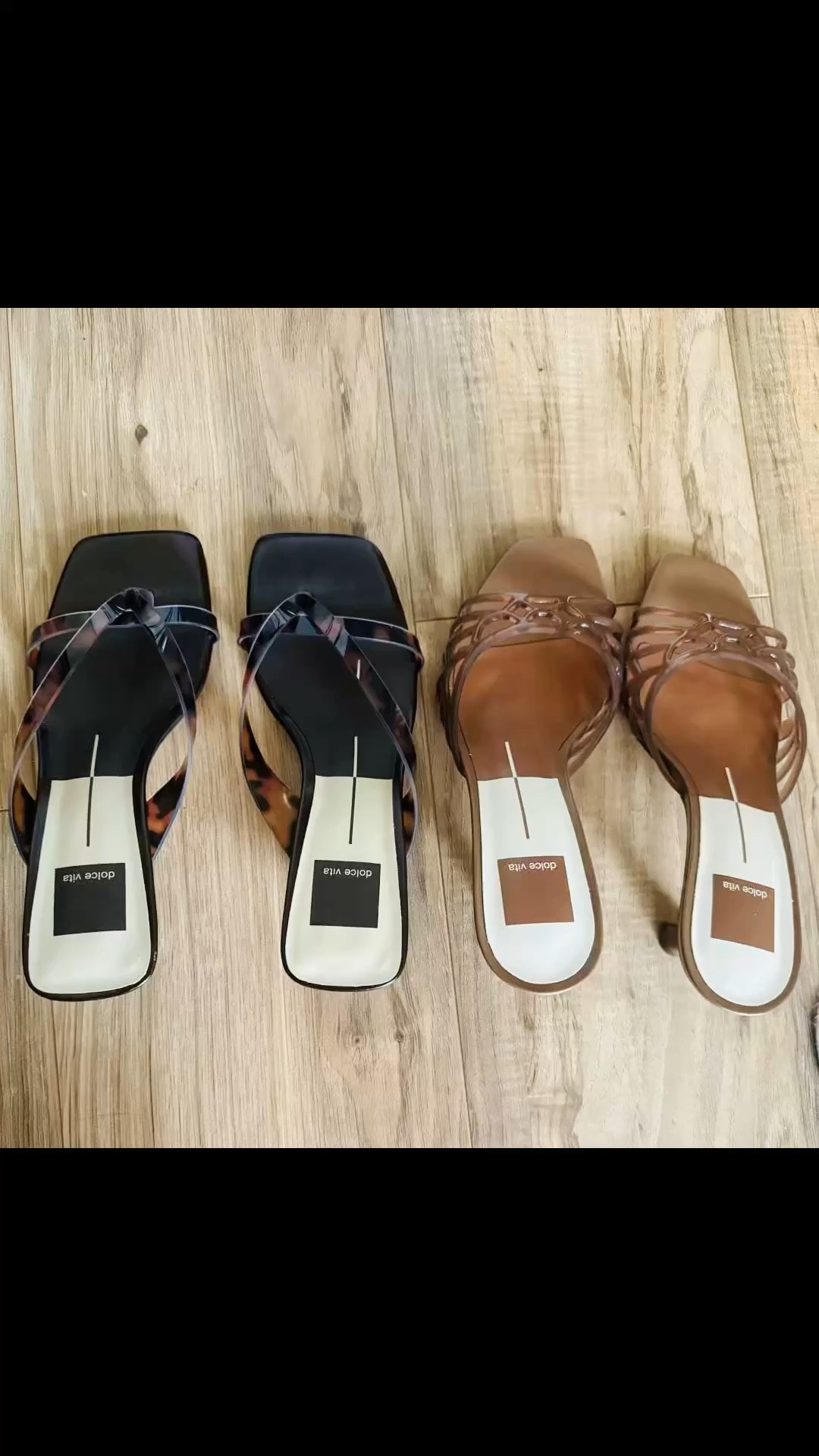 Dolce Vita just took the jelly trend to a WHOLE new level - meet jelly heels! 😍 The ones on the right are blowing up, but I actually prefer the ones on the left - SO comfy!!! Both run TTS

#LTKOver40