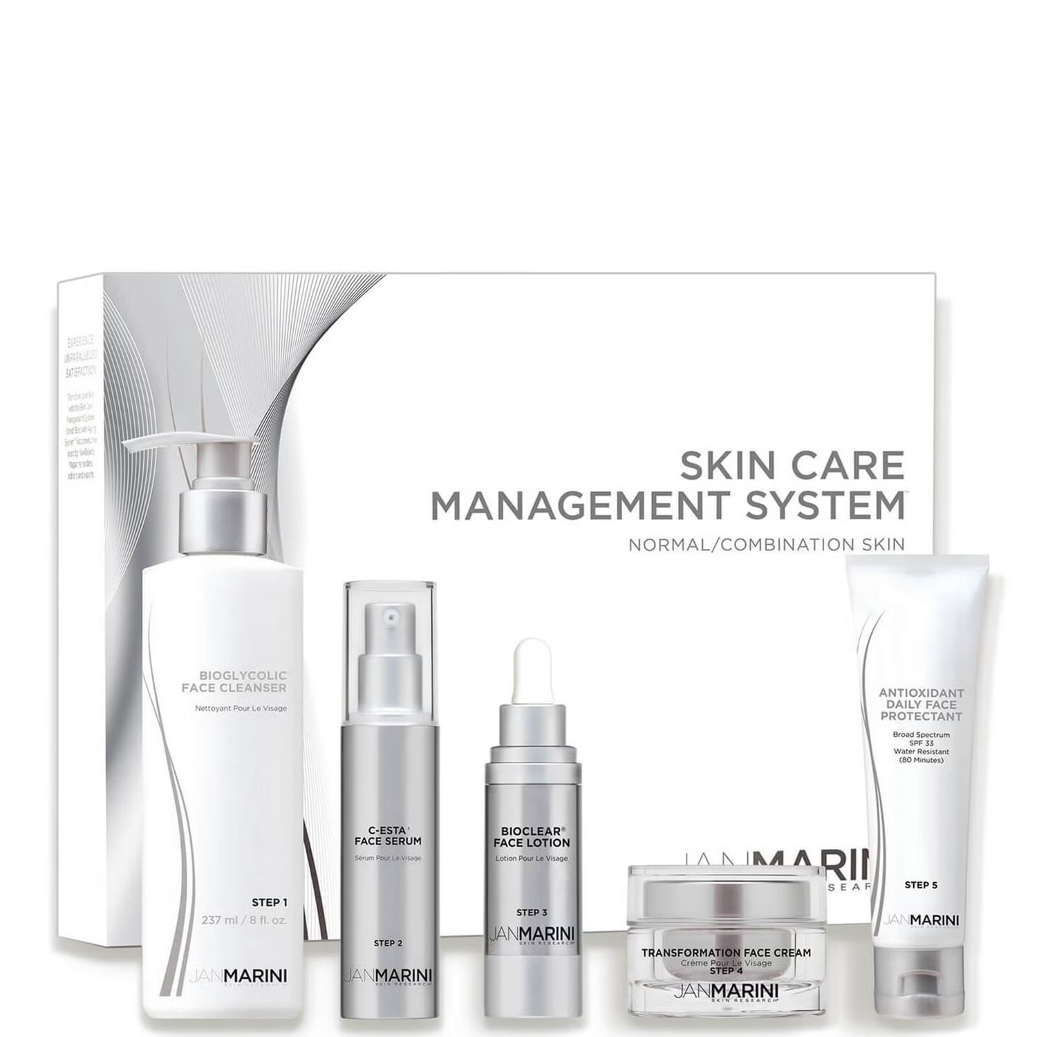 Jan Marini Skin Care Management System - Normal to Combination (5 piece - $374 Value) | Dermstore (US)