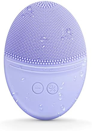 EZBASICS Facial Cleansing Brush Made with Ultra Hygienic Soft Silicone, Waterproof Sonic Vibratin... | Amazon (US)