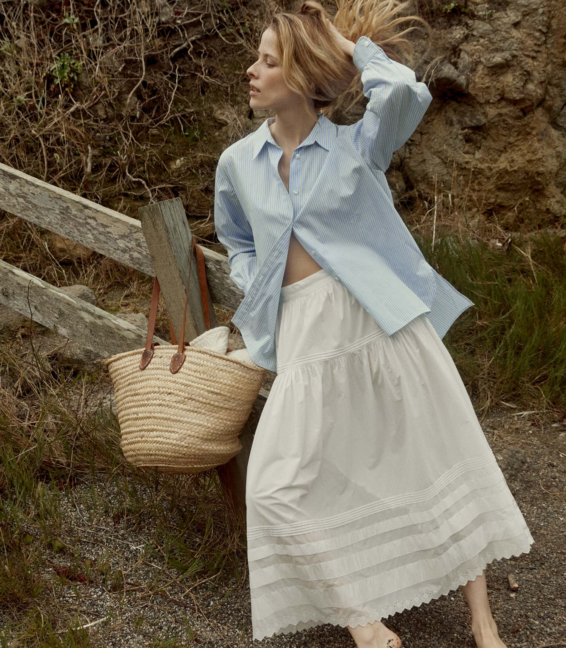 Hava Top - Santorini Stripe | DÔEN | DOEN